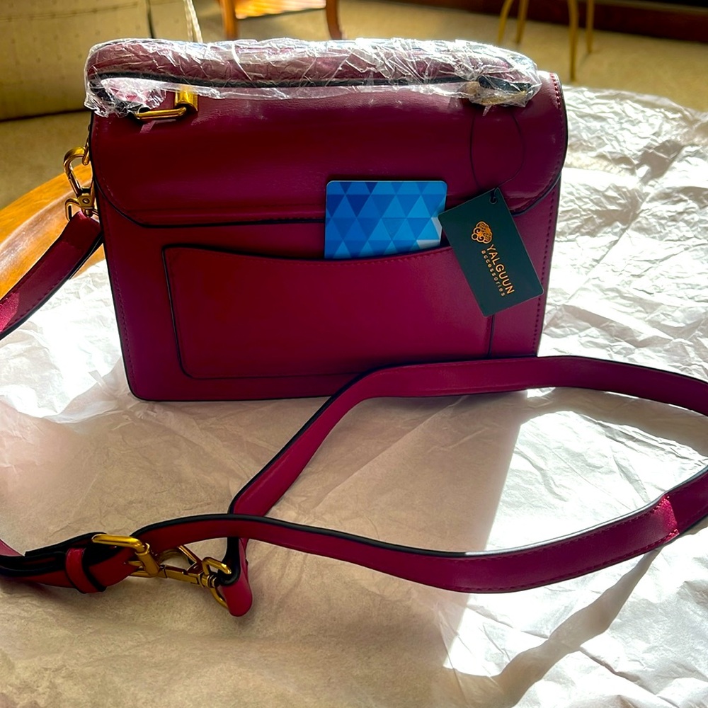 Beautiful canvas crossbody bag by Yalguun. - Picture 2 of 6